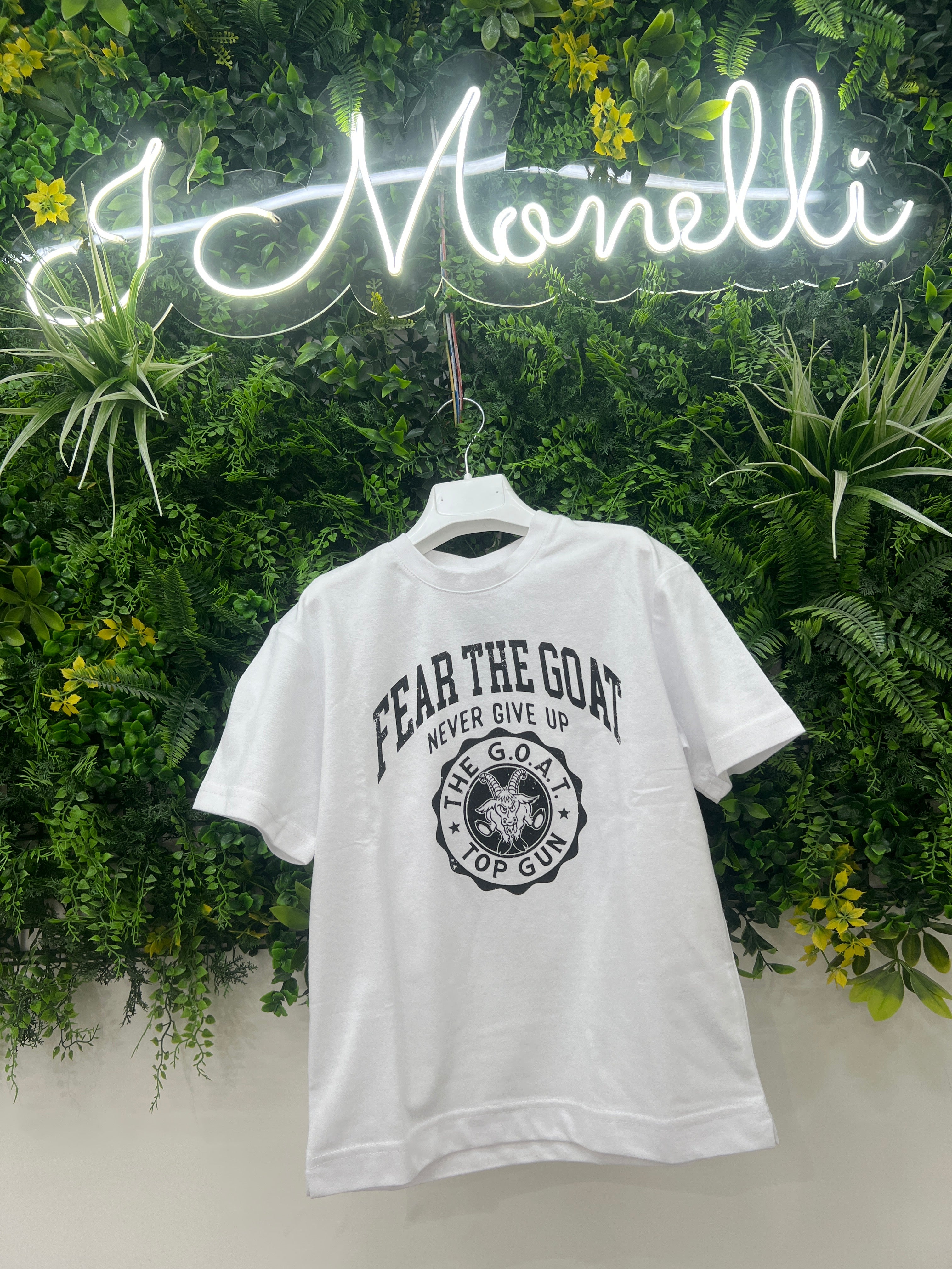 T-shirt bimbo TopGun con ricamo laterale
