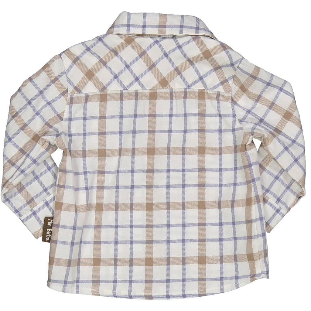 Camicia fantasia scozzese neonato BIRBA