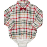Camicia body flanella scozzese neonato BIRBA