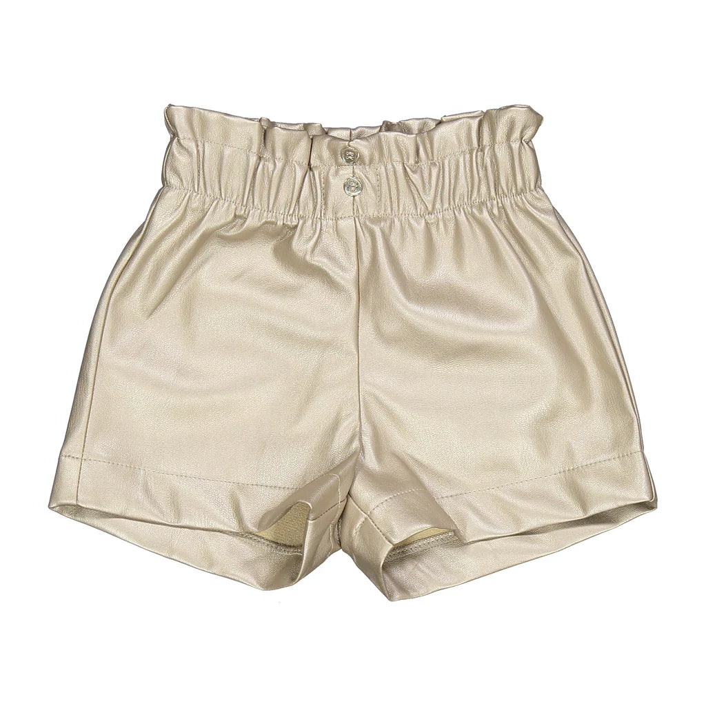 Short ecopelle oro bimba BIRBA