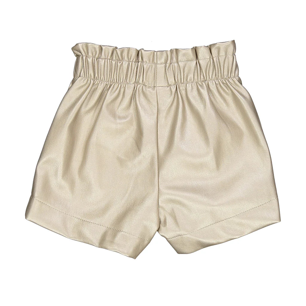 Short ecopelle oro bimba BIRBA