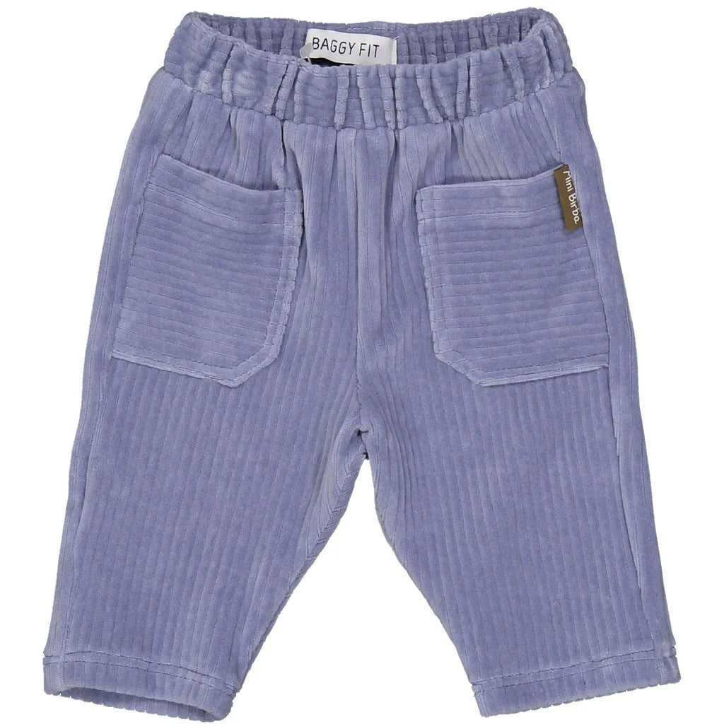 Pantalone baggy fit velluto neonato BIRBA