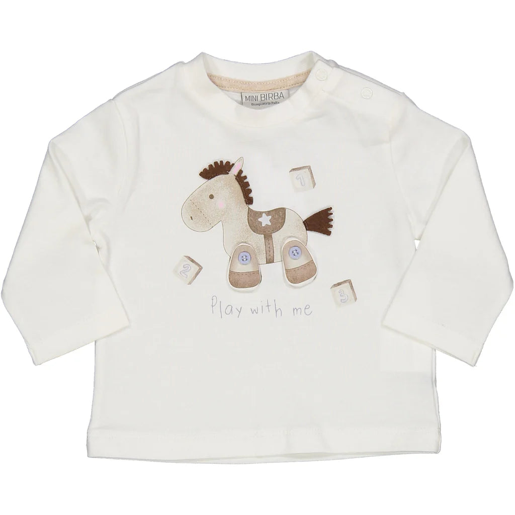 T-shirt cavalluccio neonato BIRBA