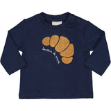 T-shirt croissant punto spugna neonato BIRBA