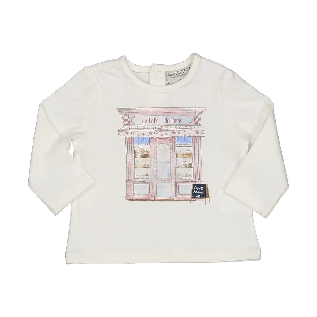 T-shirt cafè de Paris neonata BIRBA
