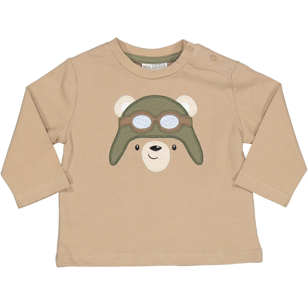 T-shirt orsetto aviatore neonato BIRBA