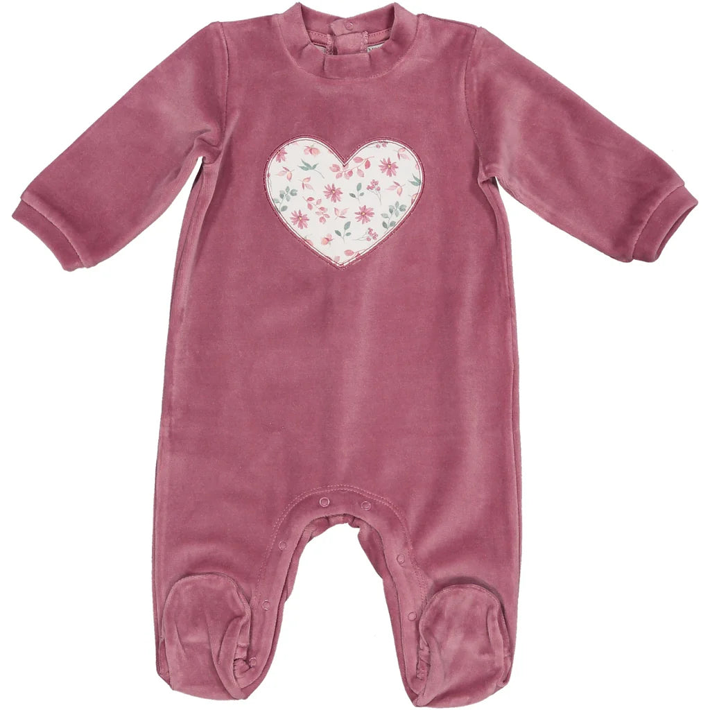 Tutina con cuore fantasia neonata BIRBA