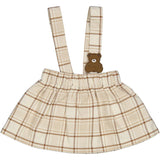 Gonna con bretelle fantasia scozzese neonata BIRBA