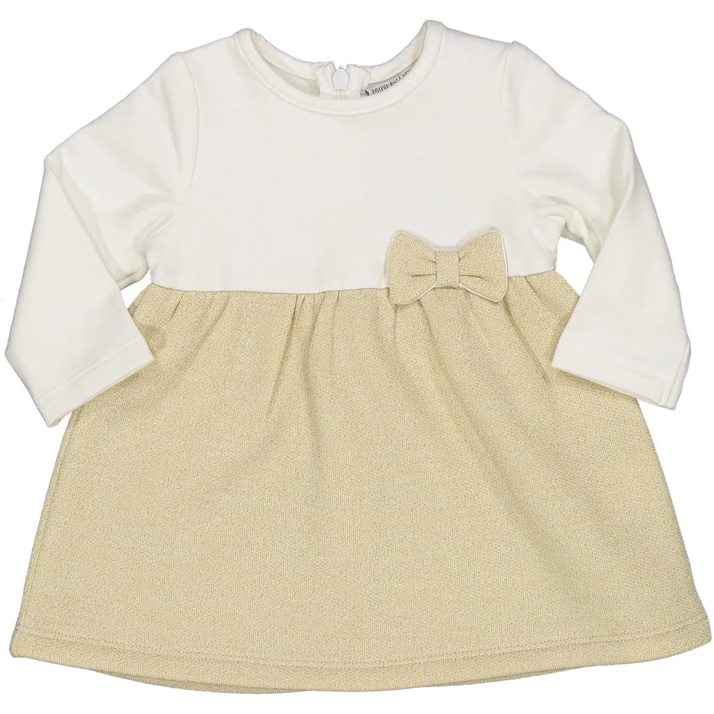 Vestito felpa con gonna lurex neonata BIRBA