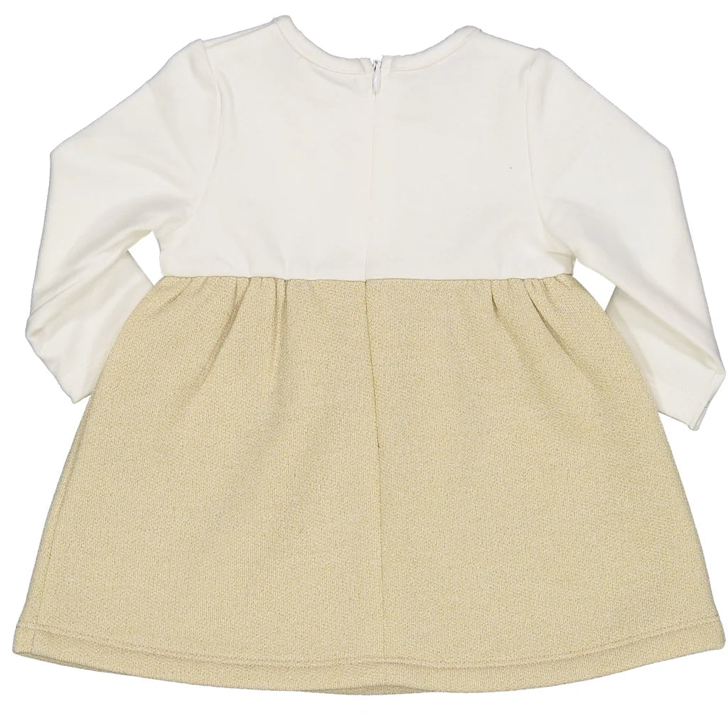 Vestito felpa con gonna lurex neonata BIRBA