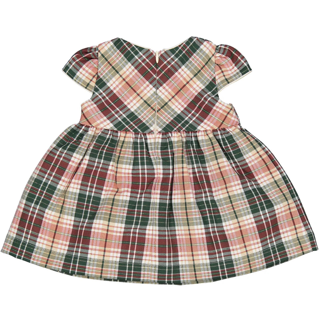 Vestito scozzese con lurex neonata BIRBA