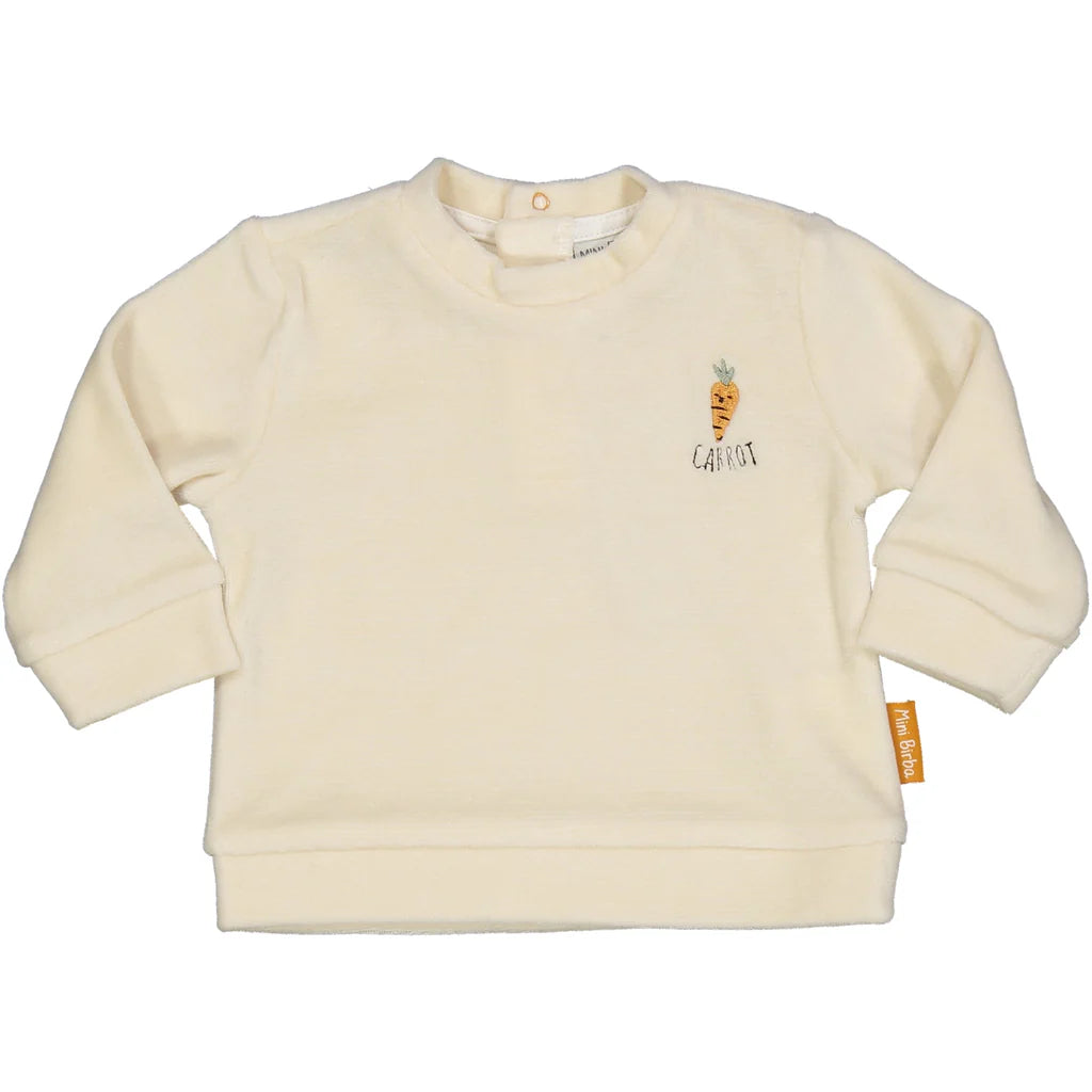 Maglia girocollo in ciniglia neonato BIRBA