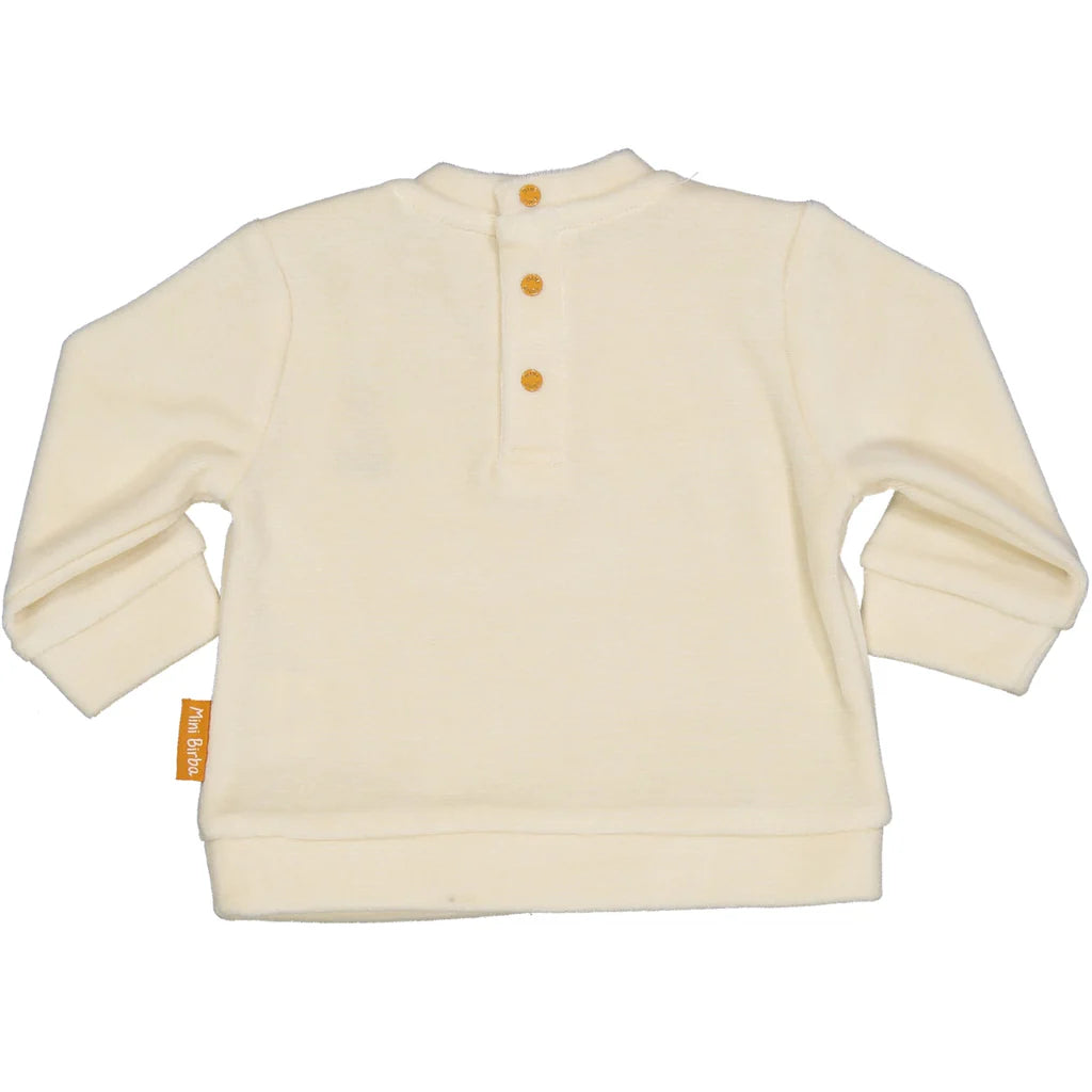 Maglia girocollo in ciniglia neonato BIRBA