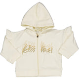 Felpa zip con scritta glitter bimba BIRBA