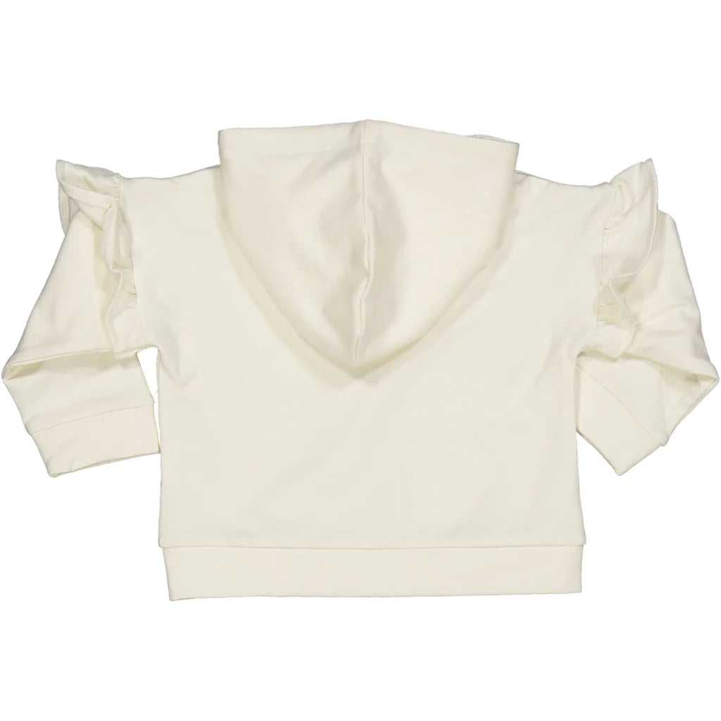 Felpa zip con scritta glitter bimba BIRBA