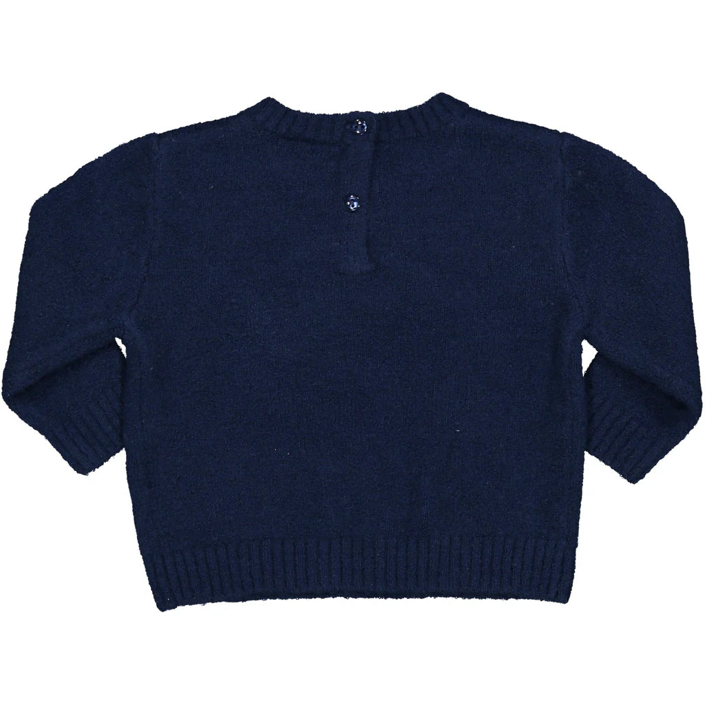 Maglioncino tricot con barboncino neonata BIRBA