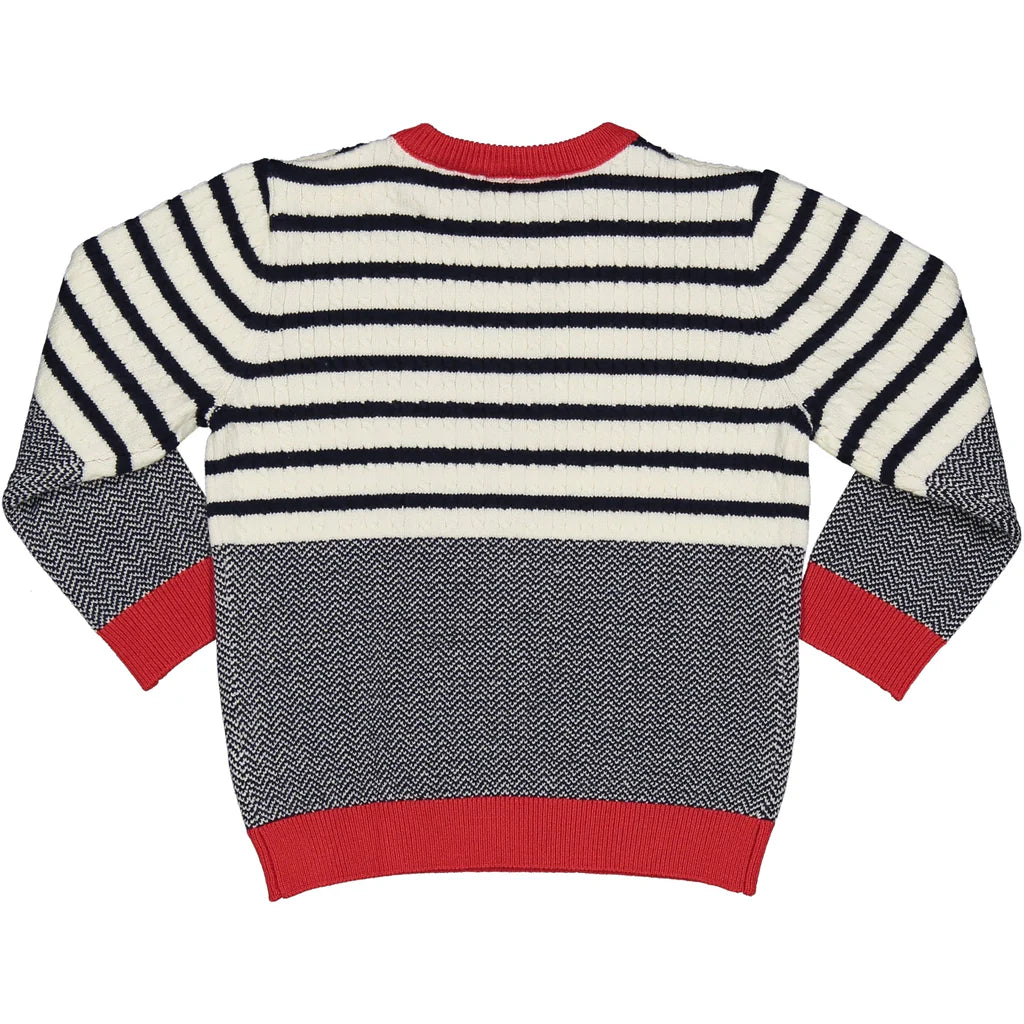 Maglioncino tricot rigato bimbo BIRBA