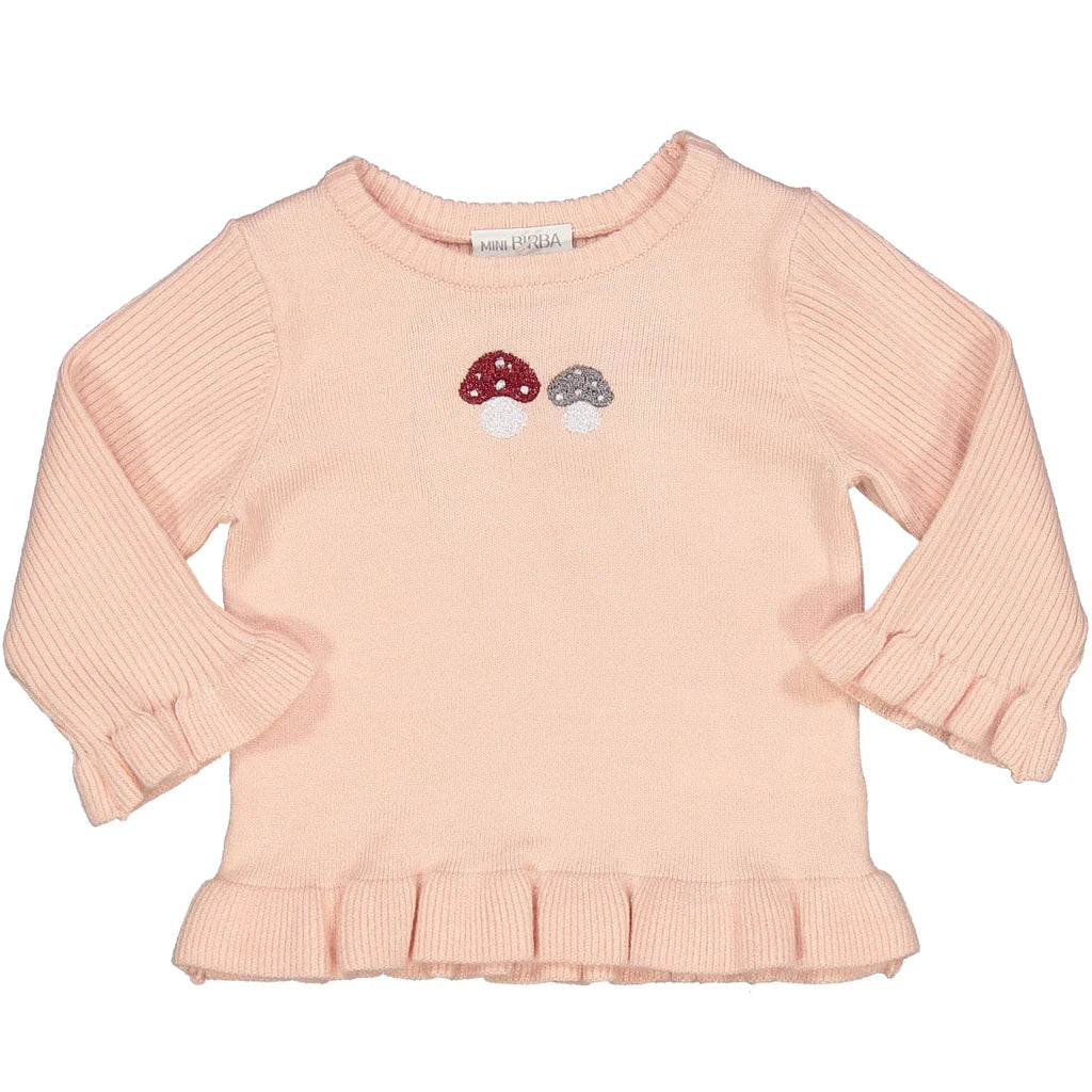 Maglioncino tricot funghetti neonata BIRBA