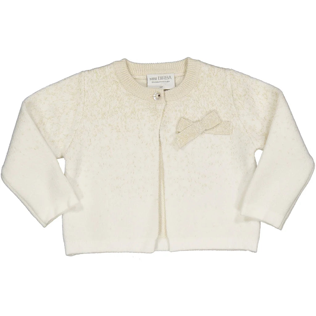 Cardigan tricot lurex neonata BIRBA