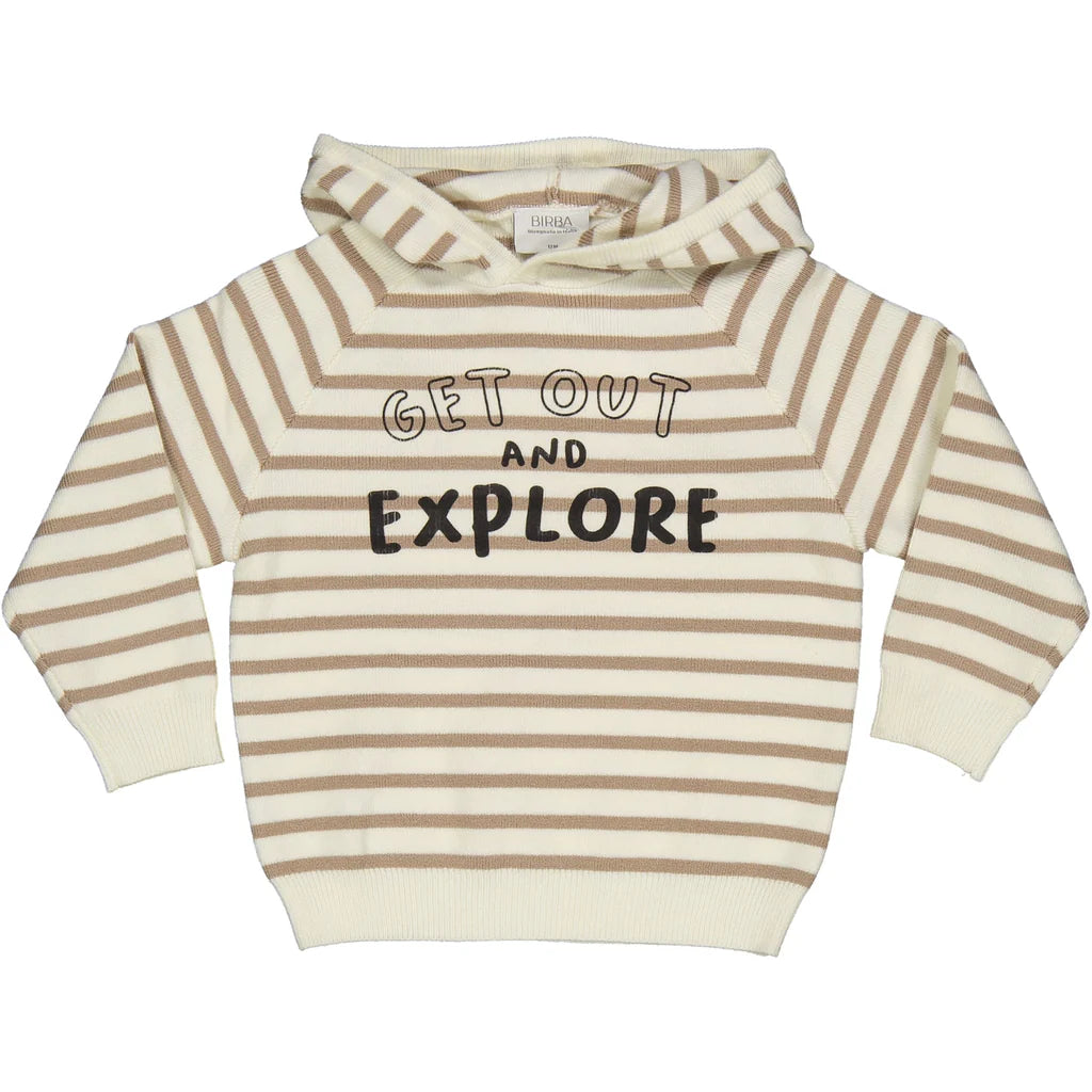 Maglioncino tricot con cappuccio bimbo BIRBA