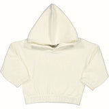 Felpa con scritta tono su tono in voile bimba BIRBA