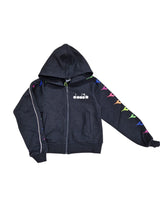 Felpa con zip ragazza DIADORA
