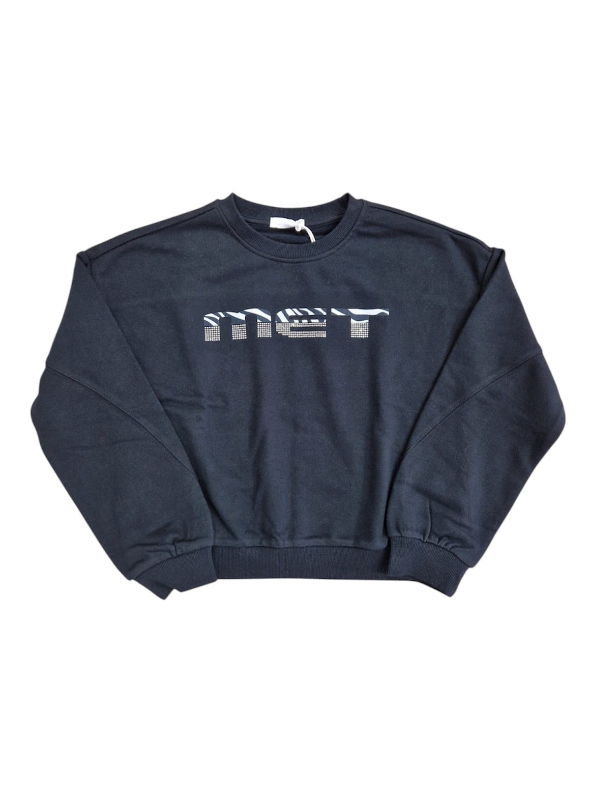 Felpa crop ragazza Met