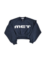 Felpa crop ragazza Met