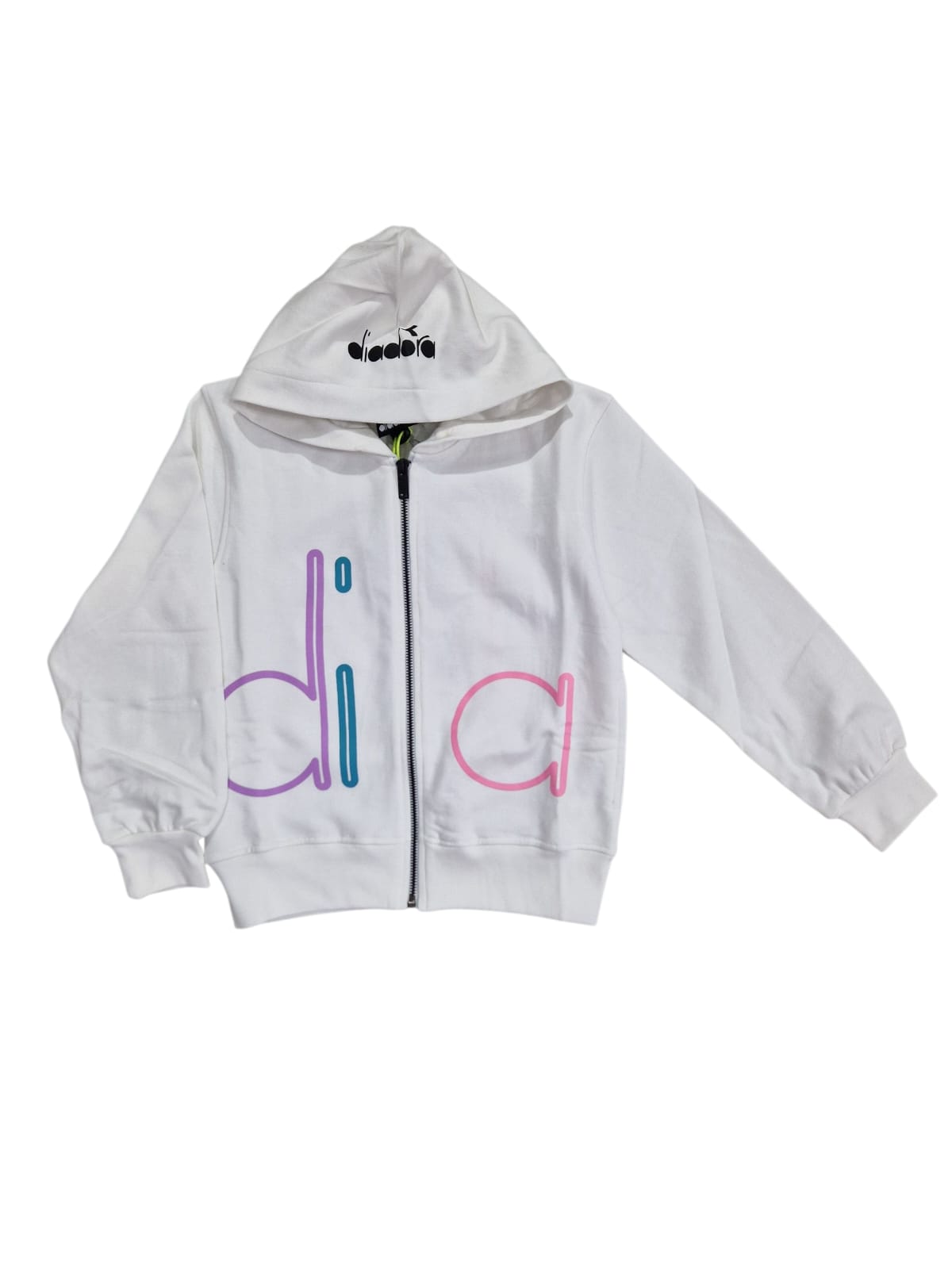 Felpa con zip ragazza DIAORA